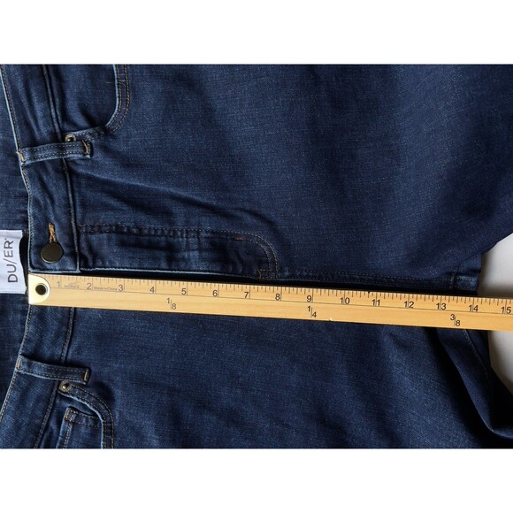 DU/ER Skinny Women’s Size 34 Super High-Waist Stretch Blue Jeans - Picture 9 of 16
